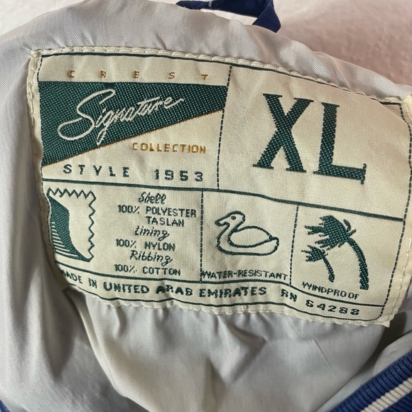 Cheetos Chester American Flag Embroidered Vintage Windbreaker Pullover Navy XL - Picture 10 of 11